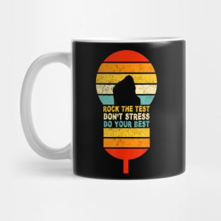 Lamp  The Test Dont Stress Do Your Best Test Day Mug